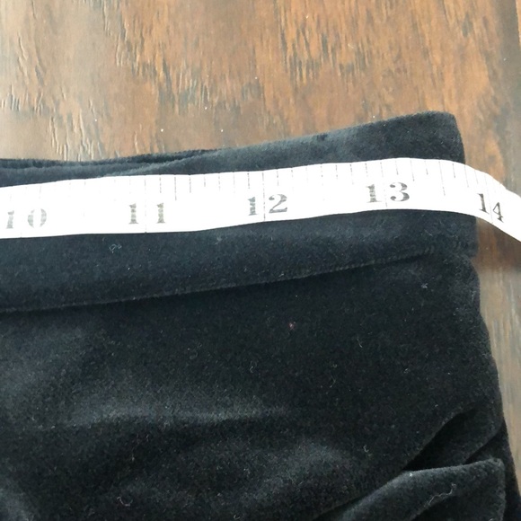 NWT Zara Black Velvet Draped Mini Skirt - Picture 6 of 9